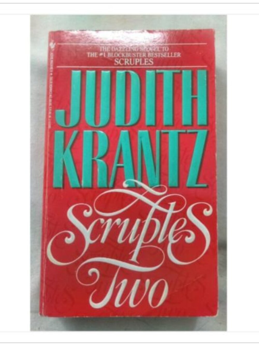 Scruples Two Judith Krantz Bantam Edition Paperback Book Vintage Novel Read